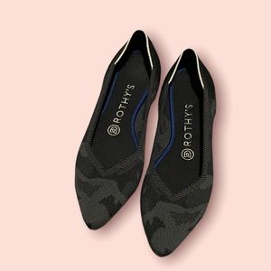 Rothys The Point Gray Camo Blue Halo